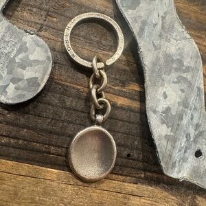Robert Lee Morris Sterling Silver Ring Keychain